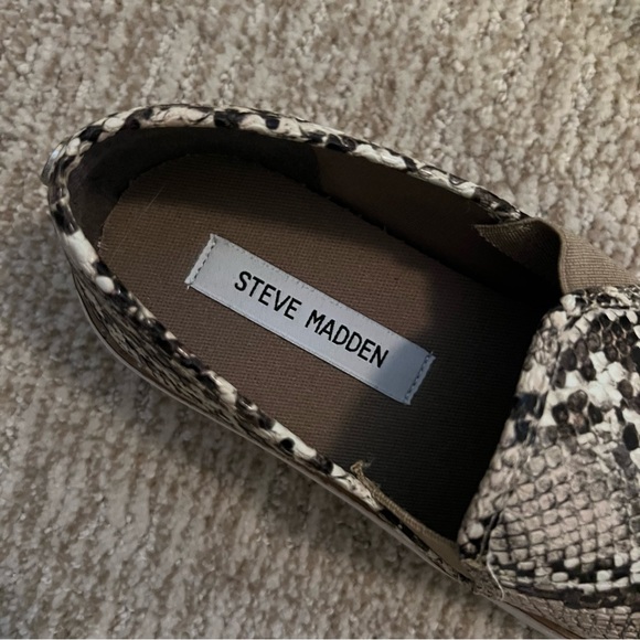 Steve Madden Gills Natural Snake Slip-On Sneakers - Picture 5 of 7